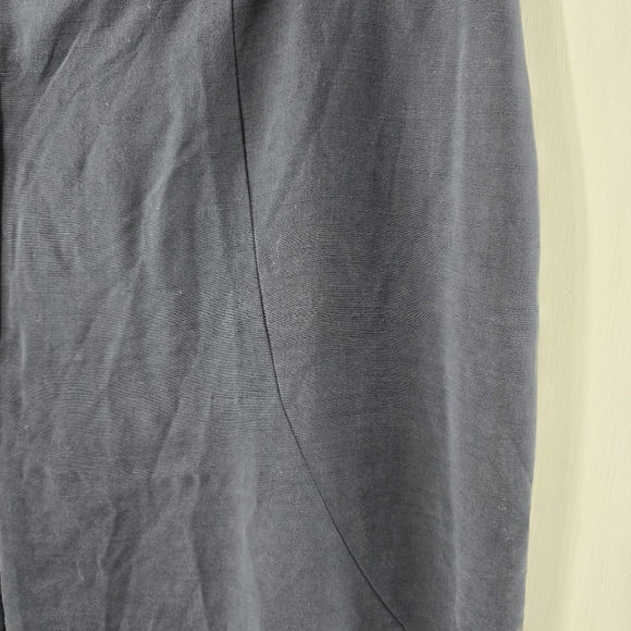 Rachel Rachel Roy Modal Straight Leg Trousers Dress Dressy Pants Gray Size 12 - Picture 2 of 12